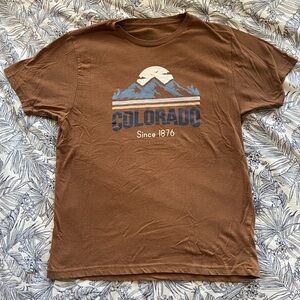Brown Colorado Graphic T-Shirt